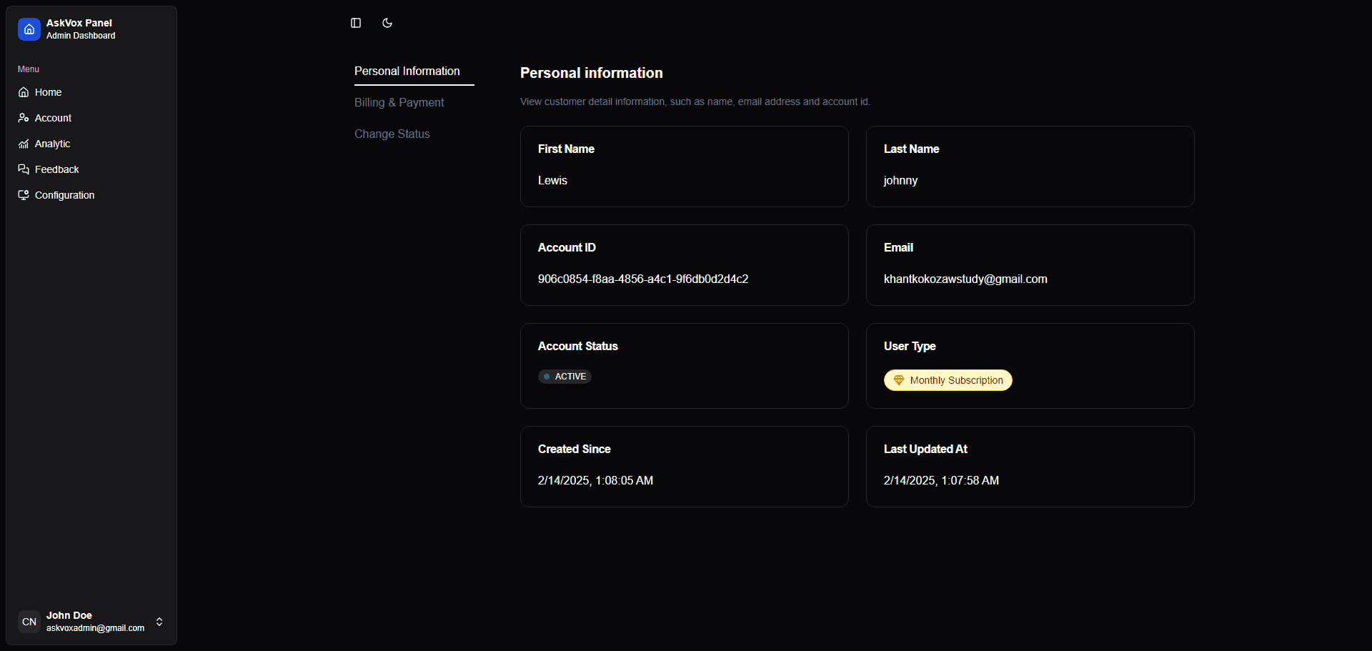 ECHO Admin Dashboard screenshot 4